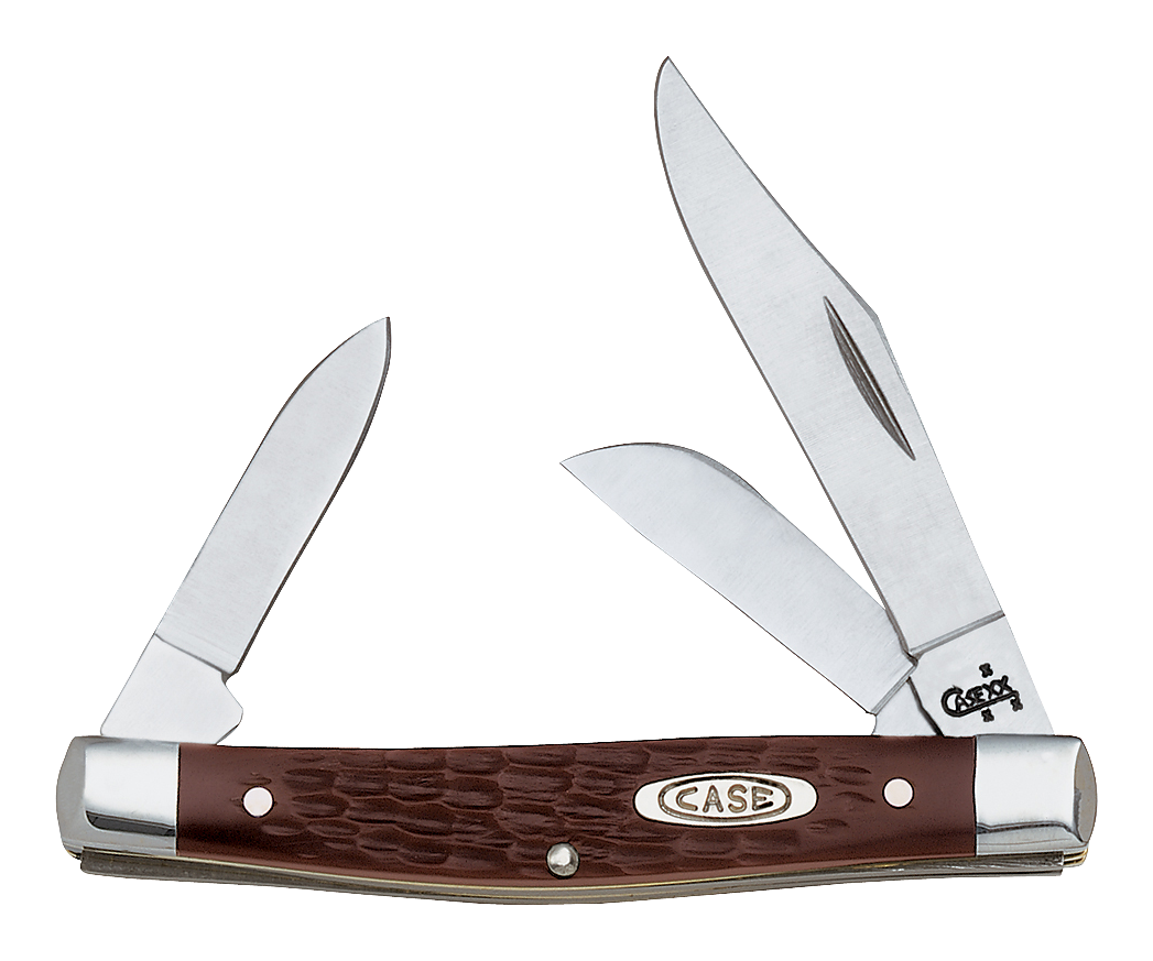 Case Medium Stockman Brown Synthetic Pocket Knife | Bass Pro Shops